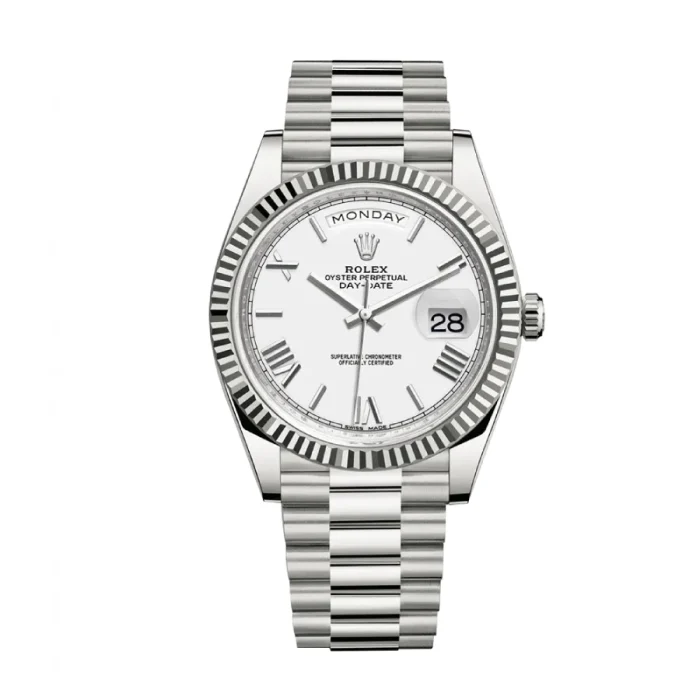 Rolex Day-Date 228235-0016 Rose Gold Wrapped Rhodium Dial product image 2