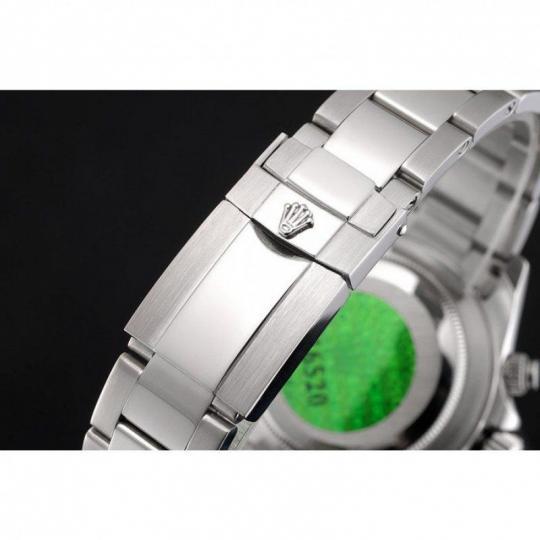 Replica Rolex Daytona Stainless Steel Bracelet Black Dial 80296 - View 9