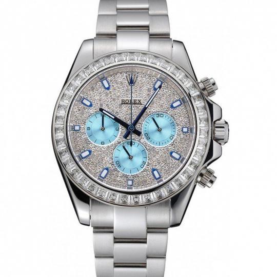 Replica Rolex Cosmograph Daytona Diamond Dial Stainless Steel Case And Bracelet 1454251 - View 1