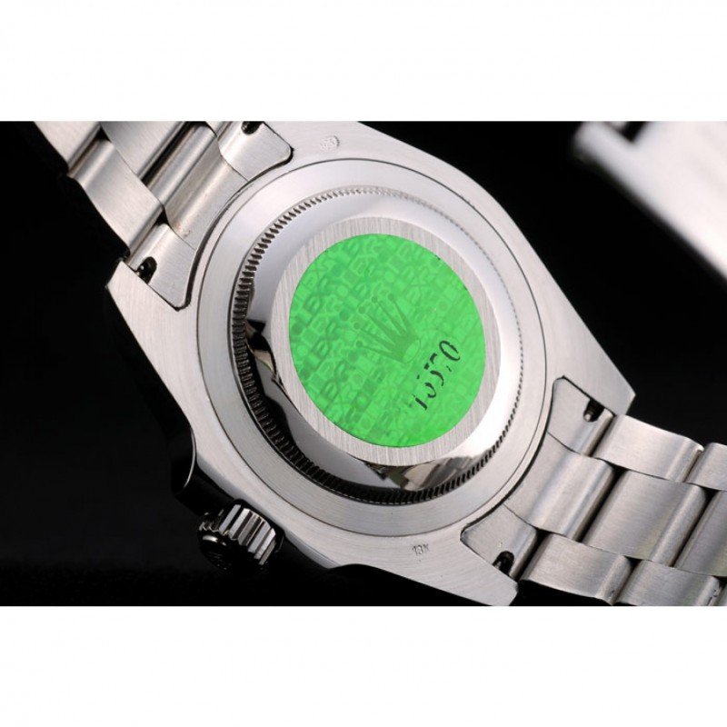 Replica Rolex Swiss Explorer Stainless Steel Bezel Black Dial Watch - View 9