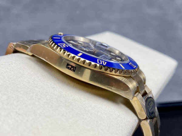 Clean Factory Rolex Submariner 126618LB – 41mm Full Gold Blue Submariner Replica - clean factory product image 16