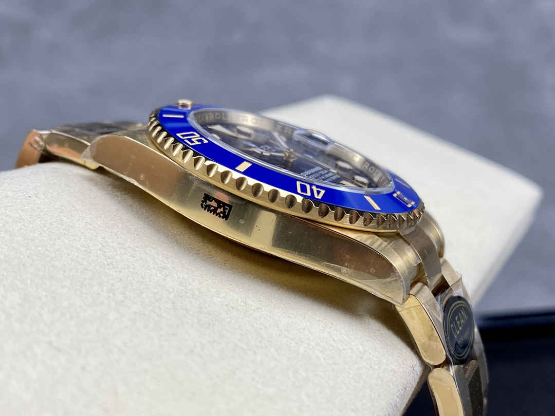 Clean Factory Rolex Submariner 126618LB – 41mm Full Gold Blue Submariner Replica - clean factory product image 5