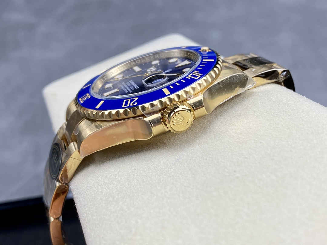 Clean Factory Rolex Submariner 126618LB – 41mm Full Gold Blue Submariner Replica - clean factory product image 6
