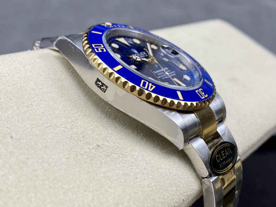 Clean Factory Rolex Submariner 126613LB – 41mm Two-Tone Blue Submariner Replica with 3235 Movement - clean factory product image 4