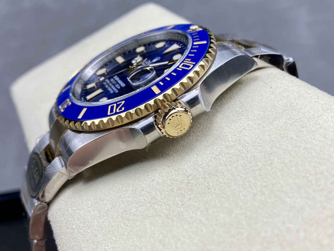 Clean Factory Rolex Submariner 126613LB – 41mm Two-Tone Blue Submariner Replica with 3235 Movement - clean factory product image 5