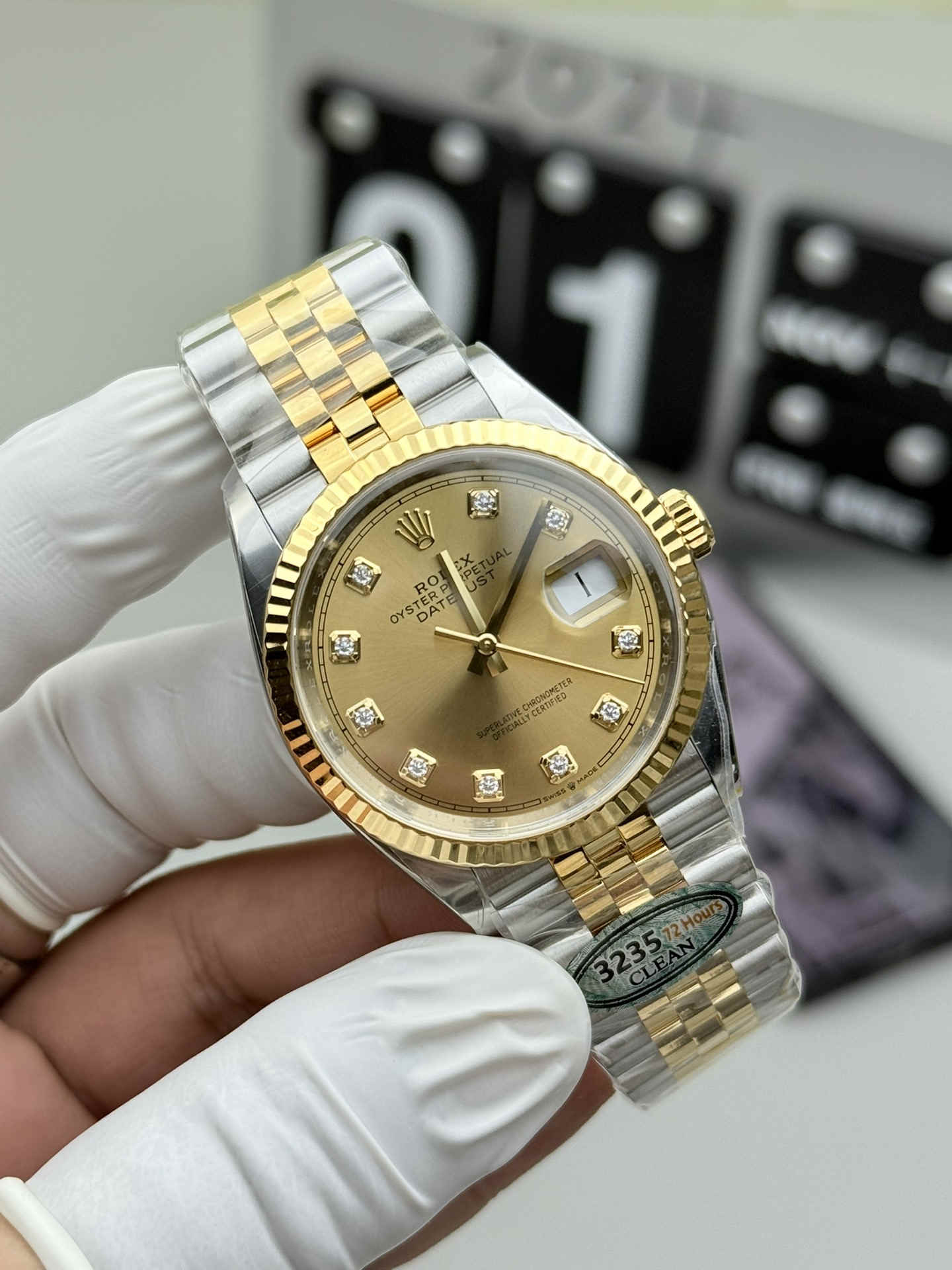 Clean Factory 126233-0017 Two-Tone Datejust 36 Replica - clean factory product image 3