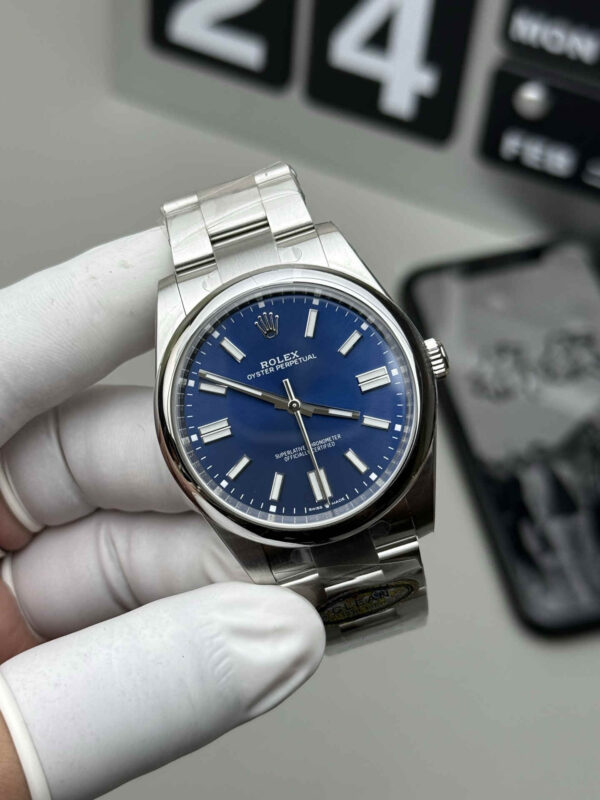 Clean Factory 124300-0003 Blue Dial Oyster Perpetual 41 Replica - clean factory product image 11