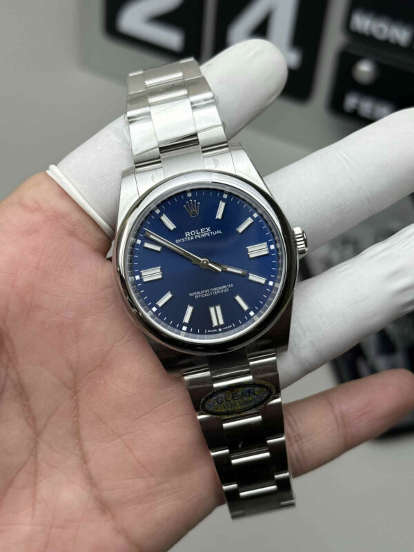 Clean Factory 124300-0003 Blue Dial Oyster Perpetual 41 Replica - clean factory product image 12