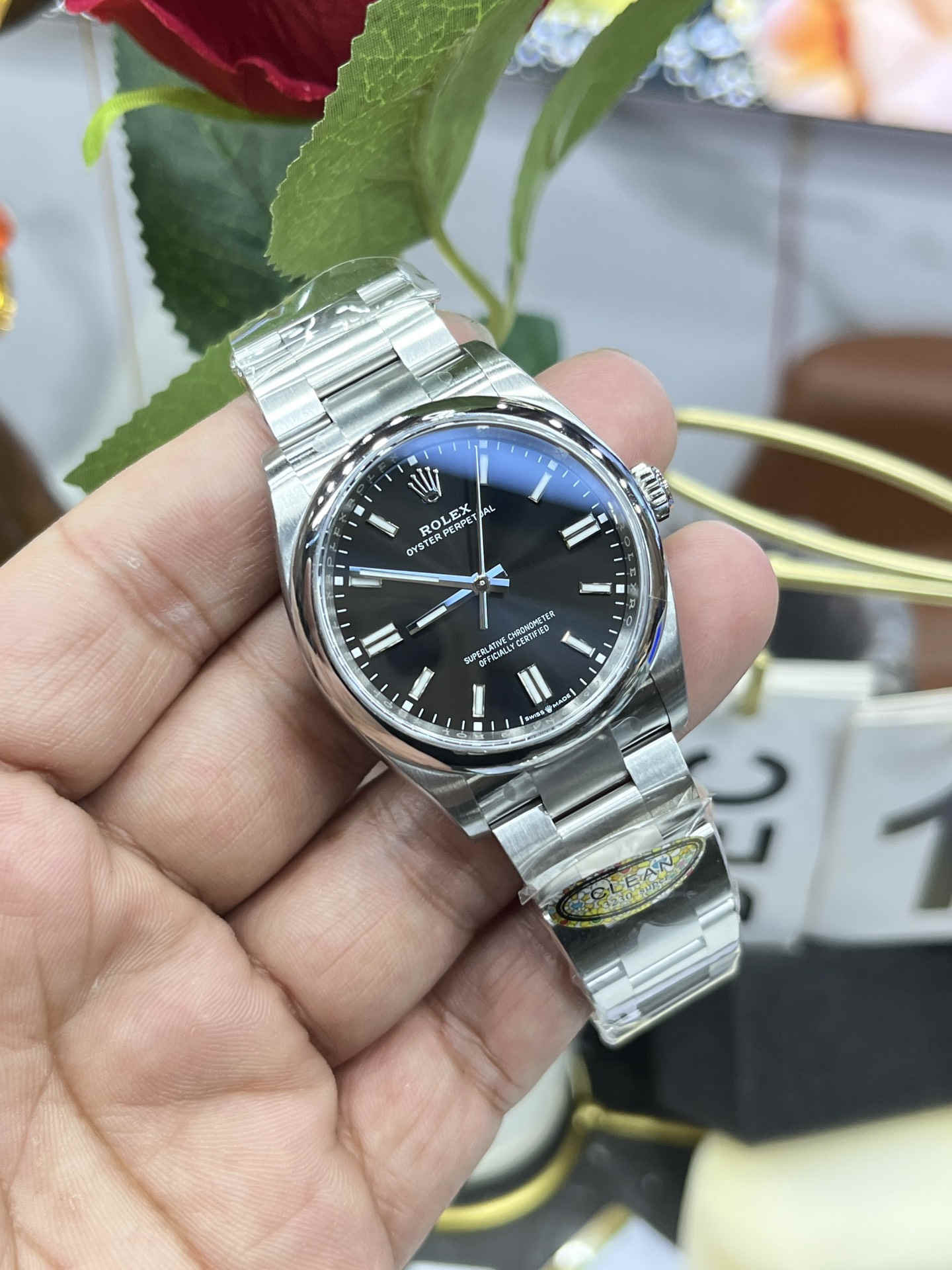 Clean Factory 126000-0014 – Premium Oyster Perpetual 36 Black Dial Replica - clean factory product image 2