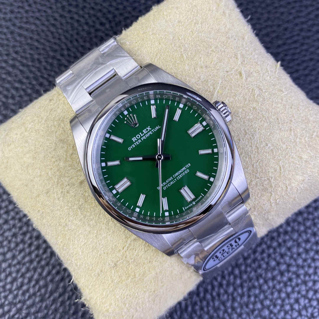 Clean Factory 126000-0014 Oyster Perpetual 36 Green Dial Replica - clean factory product image 2