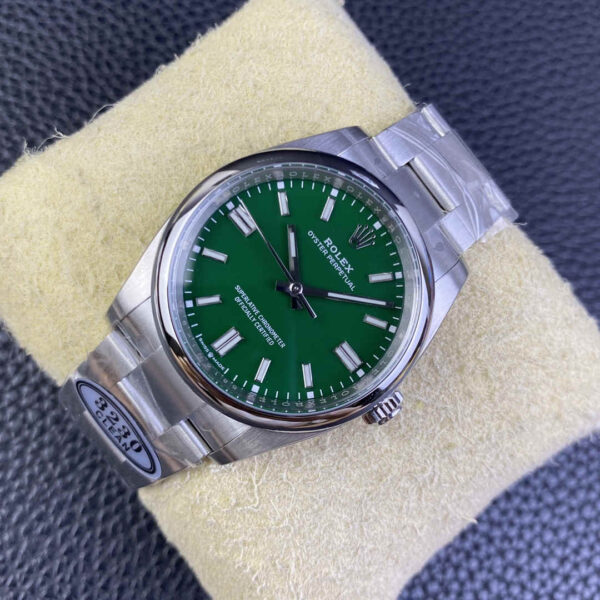 Clean Factory 126000-0014 Oyster Perpetual 36 Green Dial Replica - clean factory product image 13