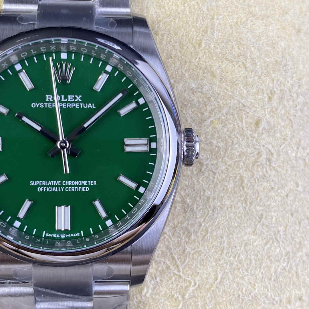 Clean Factory 126000-0014 Oyster Perpetual 36 Green Dial Replica - clean factory product image 5
