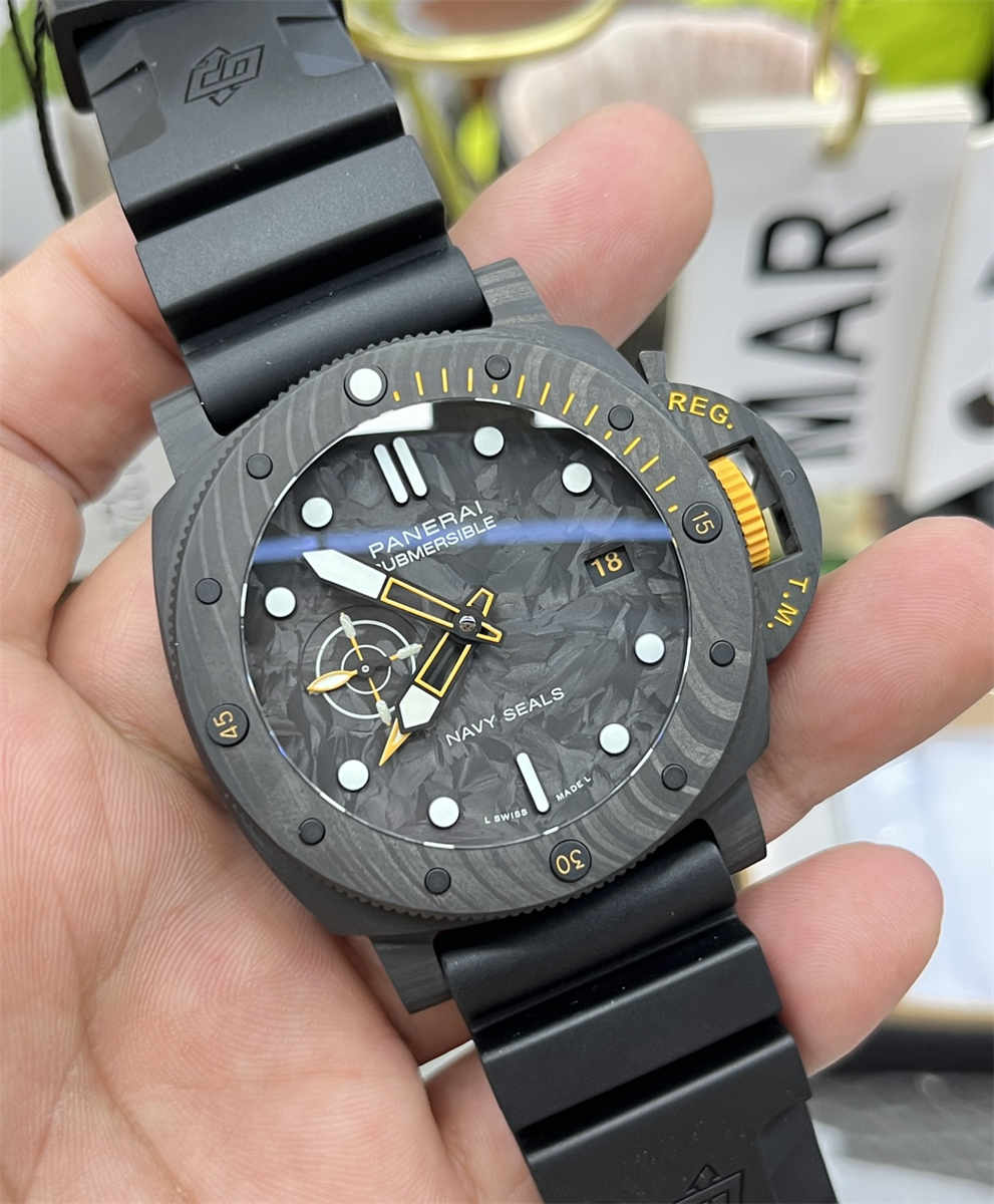 VSF Panerai PAM1324 – 44mm Submersible Carbotech-Style Carbon Replica - clean factory product image 4