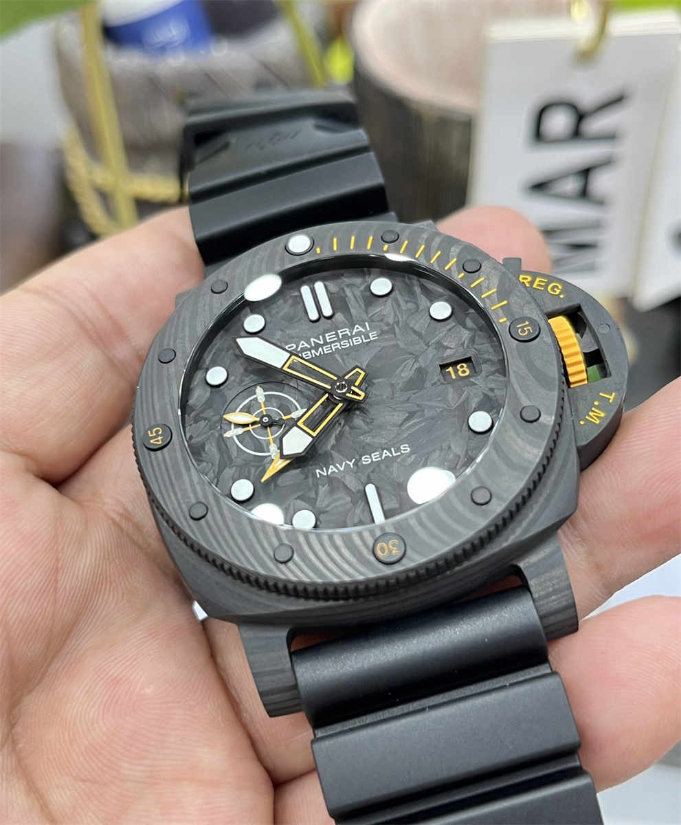 VSF Panerai PAM1324 – 44mm Submersible Carbotech-Style Carbon Replica - clean factory product image 5
