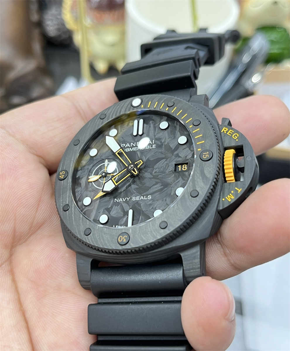 VSF Panerai PAM1324 – 44mm Submersible Carbotech-Style Carbon Replica - clean factory product image 6