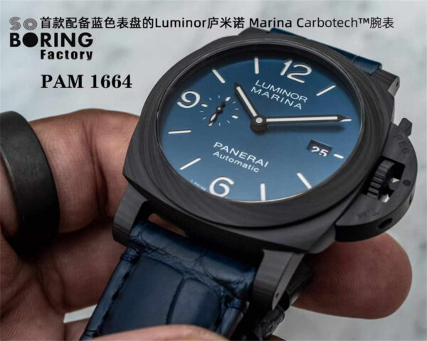 VSF Panerai PAM1664 – Luminor Marina Carbotech Replica with P.9010 Movement - clean factory product image 13