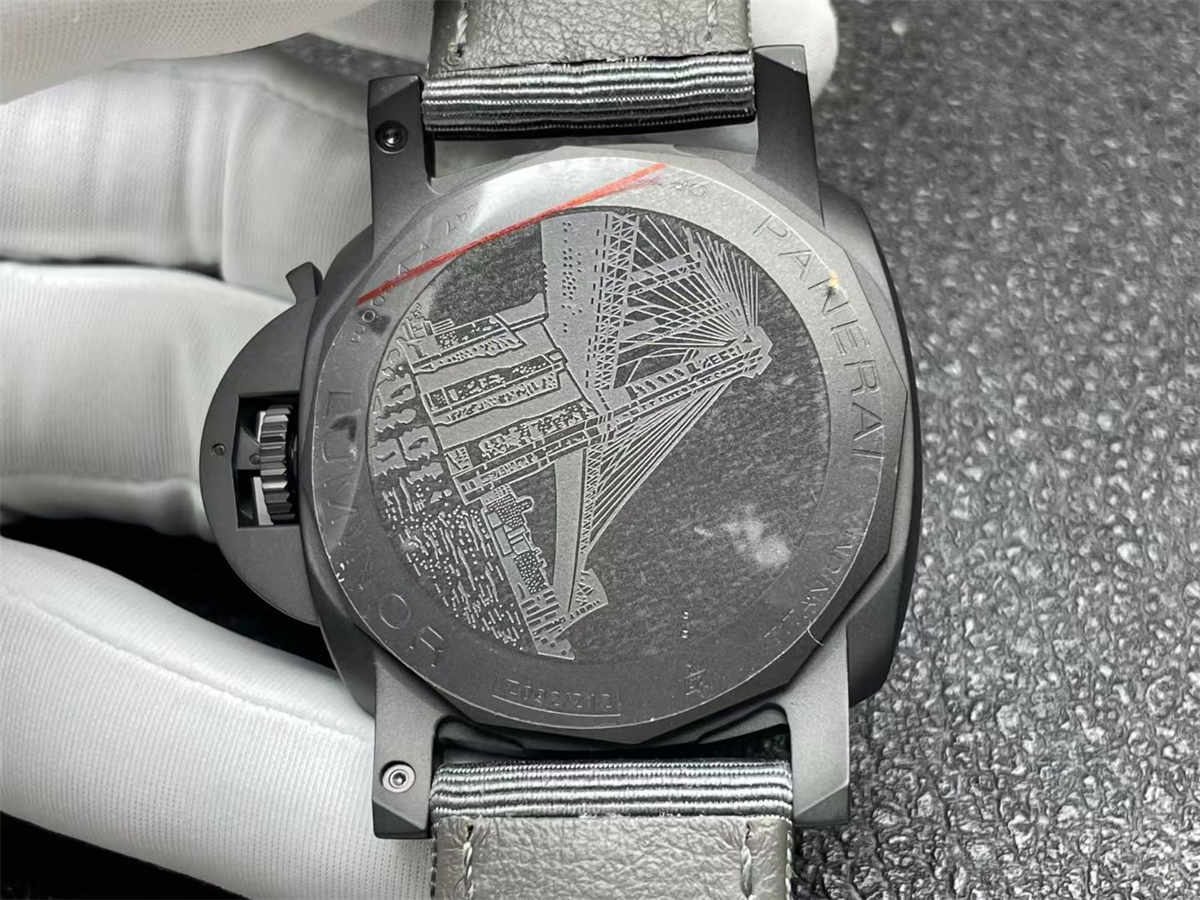 VSF Panerai PAM1467 – 44mm Luminor BiTempo Titanium DLC New York Limited Edition Replica - clean factory product image 8