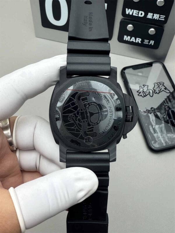 VSF Watches Panerai PAM979 – 47mm Submersible Carbotech Super Clone with P.9000 Movement - clean factory product image 12
