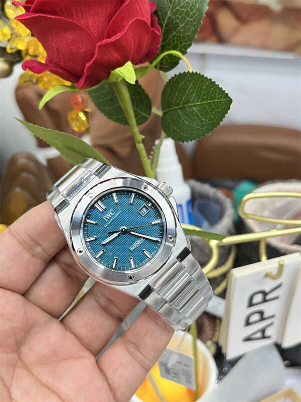 IWC Ingenieur Replica Blue Dial Watch – 40mm V7 Factory Automatic - clean factory product image 11