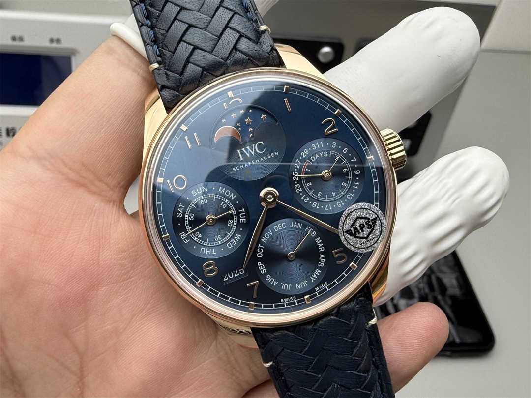 Premium IWC Portuguese Perpetual Calendar Replica – 44mm Luxury Automatic Watch by APS Factory - clean factory product image 3