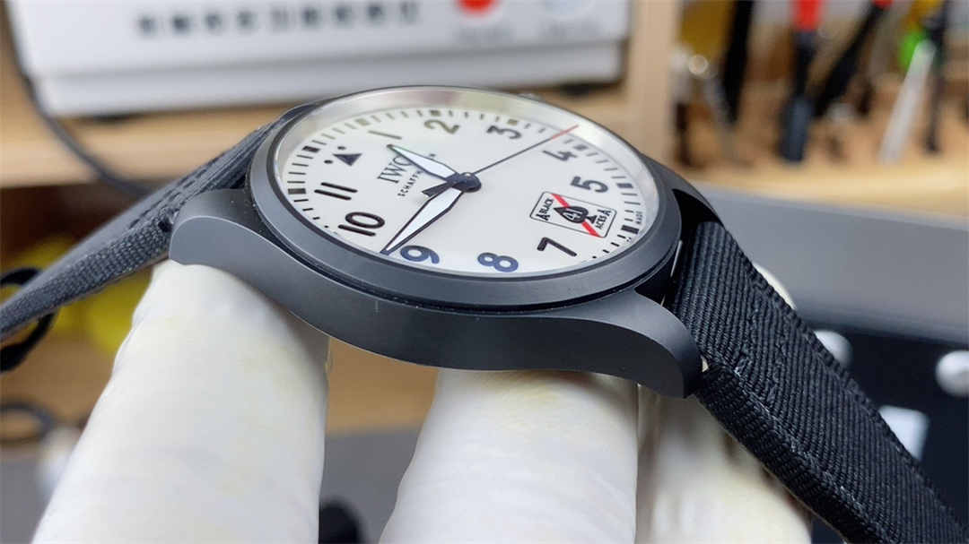M+ Factory IWC Pilot IW326905 Replica – Ceramic Ace of Spades 41mm Automatic Watch - clean factory product image 5