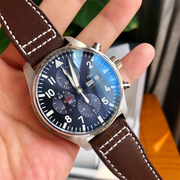 IWC IW377714 Pilot Chronograph – Le Petit Prince Blue Dial Automatic 43mm - clean factory product image 10