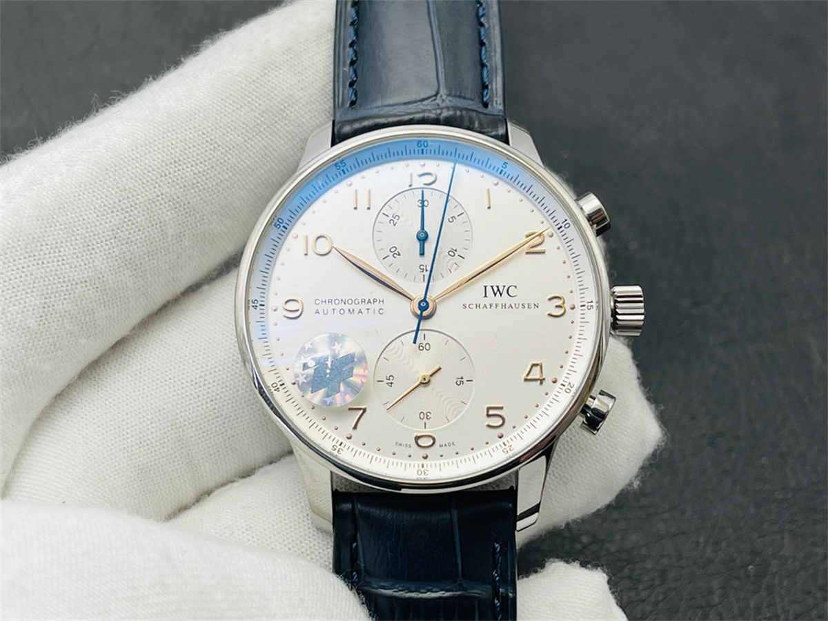 IWC IW371445 Portugieser Chronograph – Classic 40.9mm Automatic Luxury Timepiece - clean factory product image