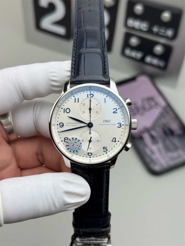 IWC Portugieser Black Replica – ZF Factory Portuguese Chronograph 41mm Luxury Watch - clean factory product image 12