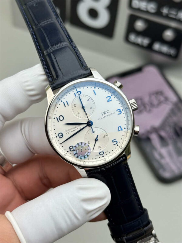 IWC Portugieser Black Replica – ZF Factory Portuguese Chronograph 41mm Luxury Watch - clean factory product image 14