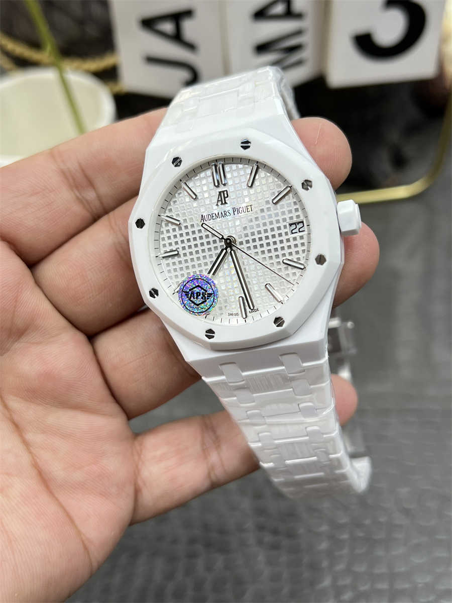 Audemars Piguet 15500 Replica White Ceramic Mod by APS Factory – Full Custom Edition Review (2025) - clean factory product image 4