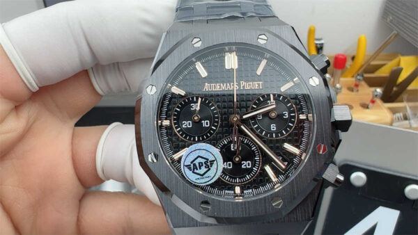 APS Factory Audemars Piguet 26240 Ceramic Replica – Premium Full Ceramic Chronograph (2025 Edition) - clean factory product image 13