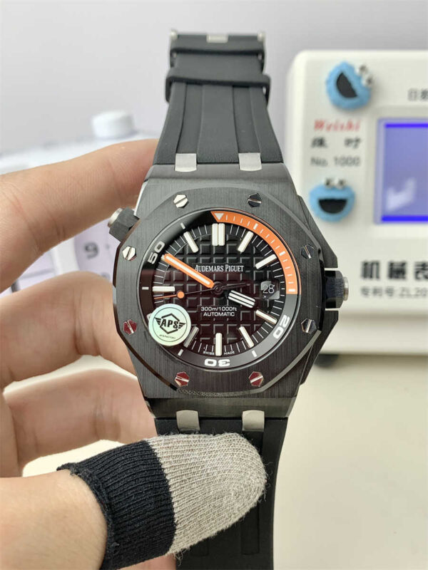 AP 15707 Offshore Black Ceramic Replica – APS Royal Oak Offshore 42mm - clean factory product image 9