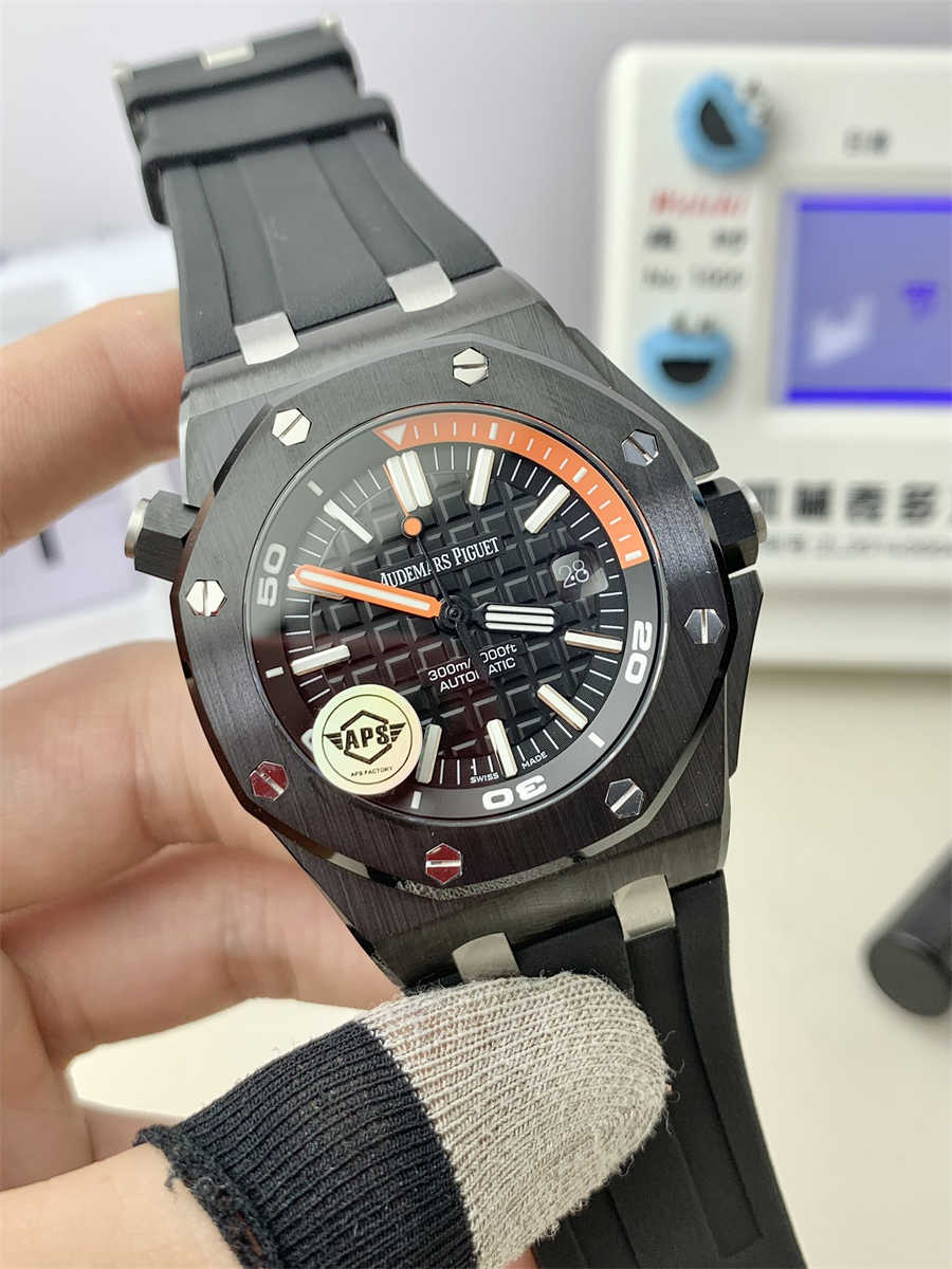 AP 15707 Offshore Black Ceramic Replica – APS Royal Oak Offshore 42mm - clean factory product image 3