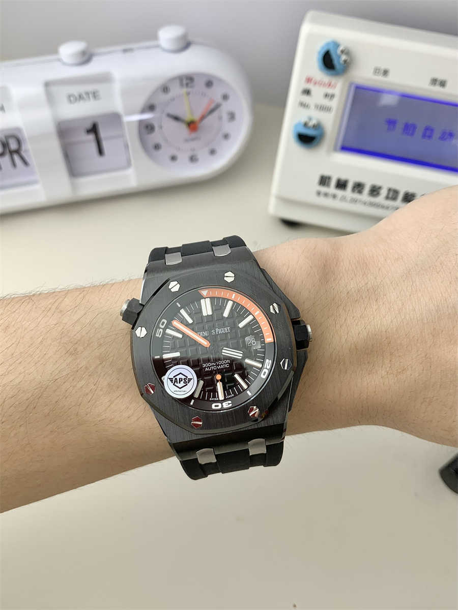 AP 15707 Offshore Black Ceramic Replica – APS Royal Oak Offshore 42mm - clean factory product image 2