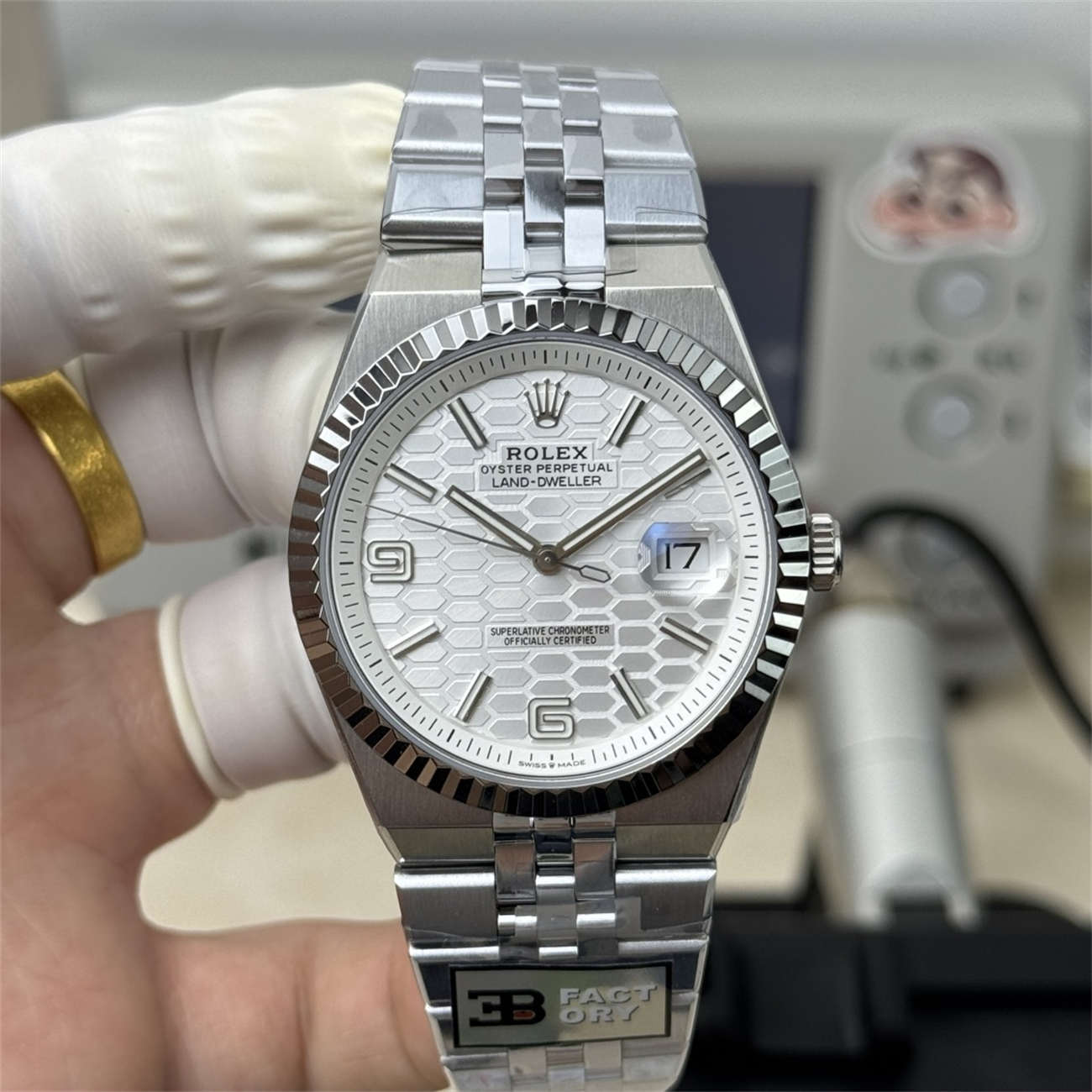 Rolex Land-Dweller Replica M127334-0001 – 3B Factory 2025 Integrated 40mm Oystersteel Sports Model - clean factory product image