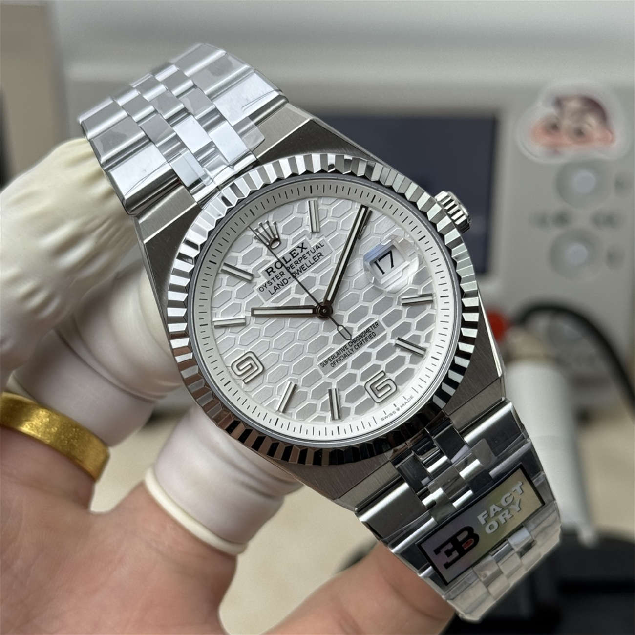 Rolex Land-Dweller Replica M127334-0001 – 3B Factory 2025 Integrated 40mm Oystersteel Sports Model - clean factory product image 4