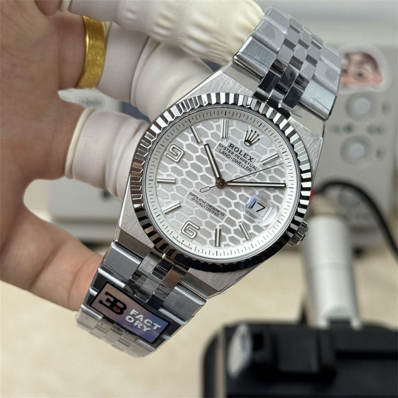 Rolex Land-Dweller Replica M127334-0001 – 3B Factory 2025 Integrated 40mm Oystersteel Sports Model - clean factory product image 5