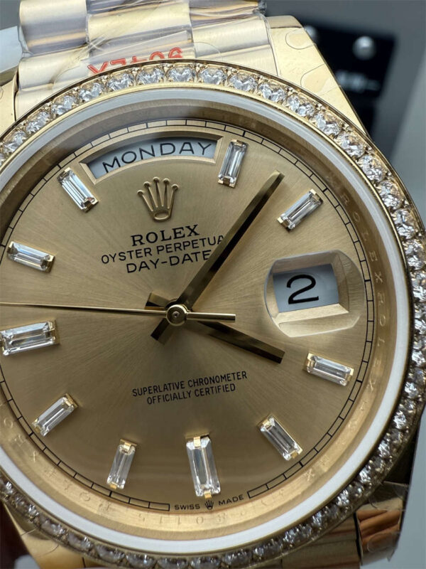 QF Day-Date 36mm Replica – Full-Weight 2836 Movement with Diamond Dial - clean factory product image 13