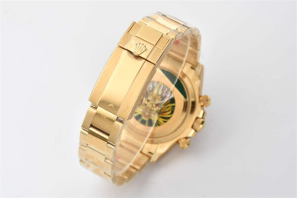 Clean Factory Rolex Daytona 126508 Replica - Yellow Gold White Dial (4131) - clean factory product image 17