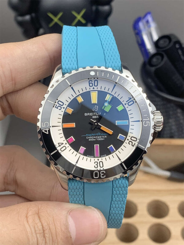 Breitling Superocean Rainbow Replica – BLS Factory Superocean 42 Automatic - clean factory product image 9