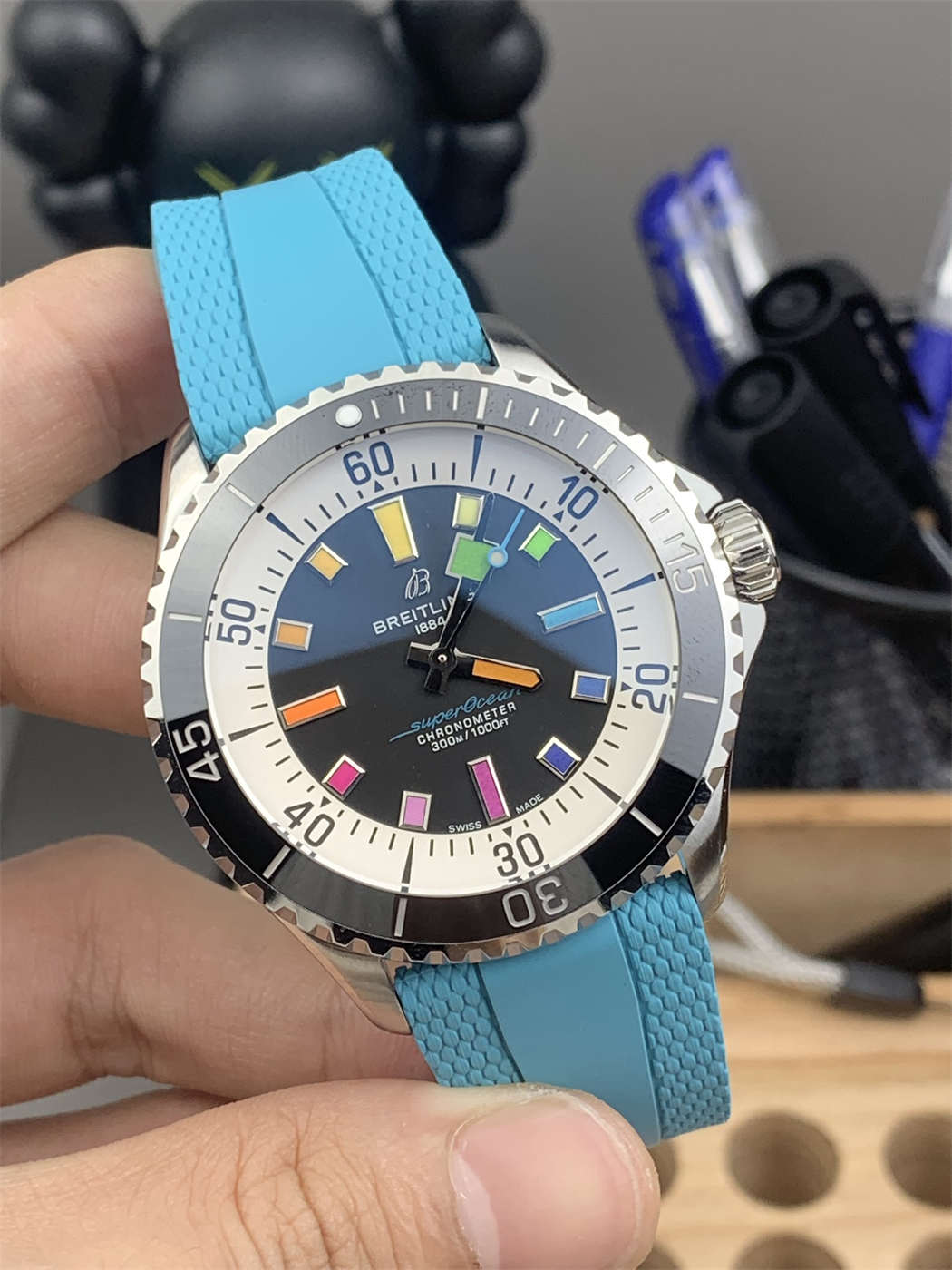 Breitling Superocean Rainbow Replica – BLS Factory Superocean 42 Automatic - clean factory product image 3