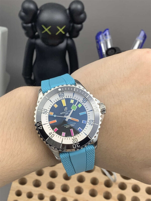 Breitling Superocean Rainbow Replica – BLS Factory Superocean 42 Automatic - clean factory product image 10