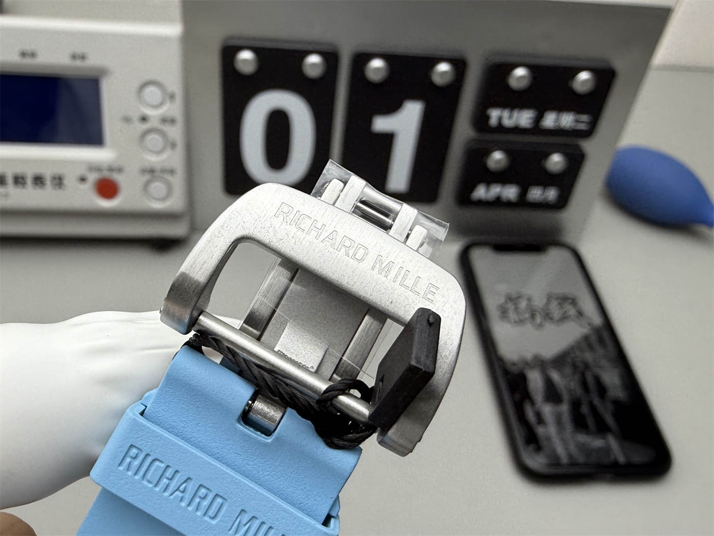 Richard Mille RM35-03 Replica – N1 Factory White Quartz TPT 43mm - clean factory product image 7