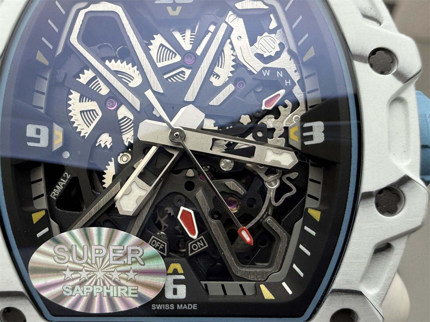 Richard Mille RM35-03 Replica – N1 Factory White Quartz TPT 43mm - clean factory product image 2