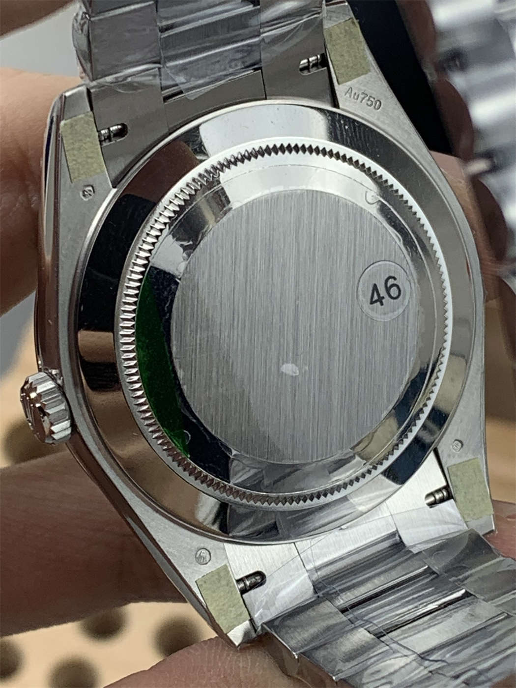 VSF Tungsten Day-Date 40 Bright Blue – 228239 White Gold (182g Weighted) - clean factory product image 4