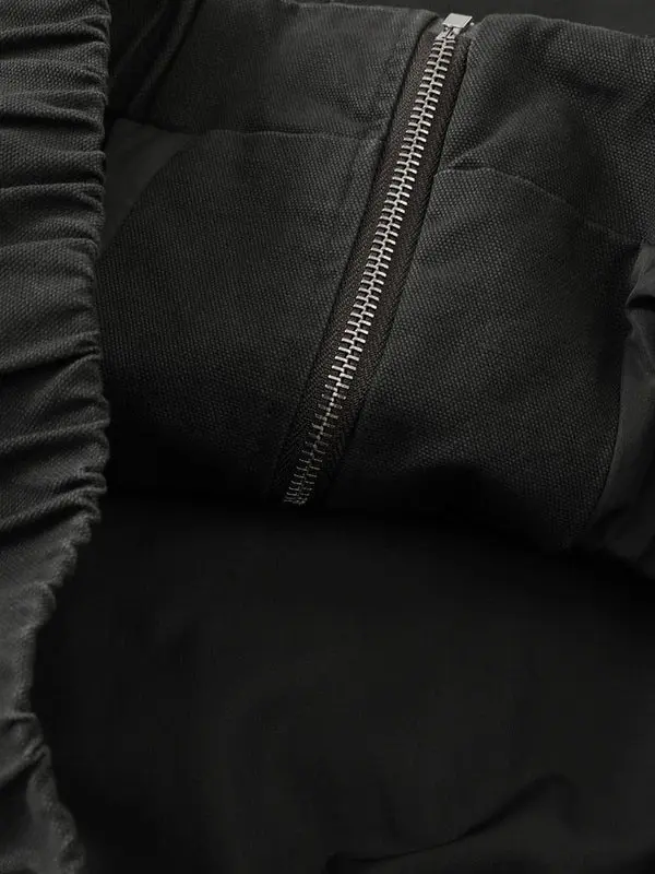 Aelfric Eden Metal Button Boxy Jacket Black Long Sleeve Stand Collar Slant Placket Unisex Fashion Street Jacket Retro Y2K,clothes for back to school,first day of school outfits