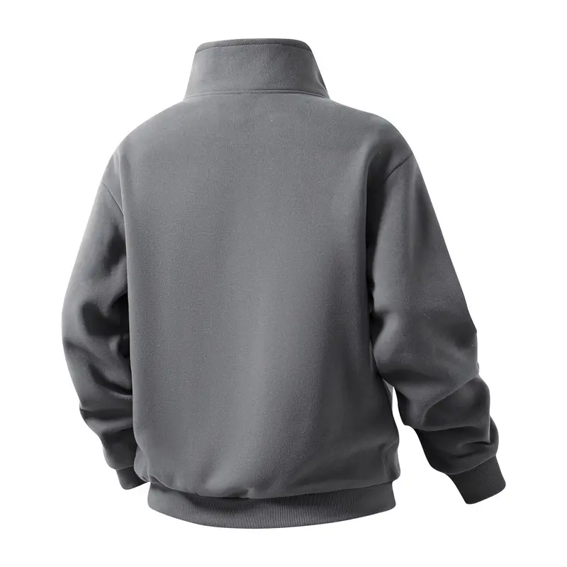 Men&rsquo;s 3-Pack Quarter-Zip Fleece Sweatshirts - Casual Soft Sweatshirt, Half-Zip Design, Soft Stand-Collar, Loose-Fit Athletic Long-Sleeve Pullover Tops for Men's Clothing