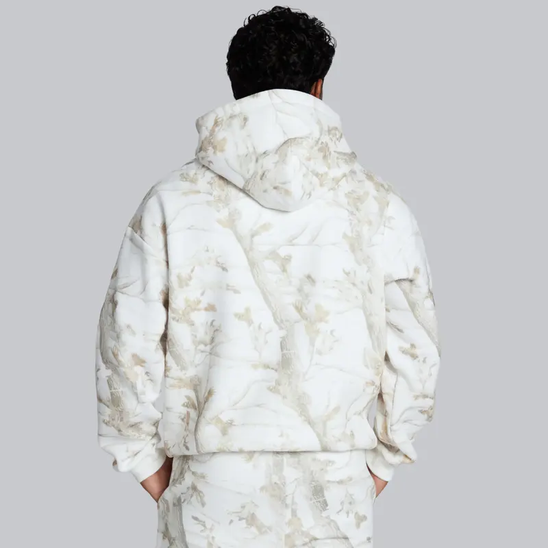 Camo Zip Hoodie Mega Full Zip Soft Fleece