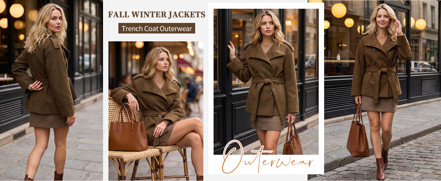Warm blend wool fabric for womens short overcoat soft thick pure wool keeping warm and windproof for autumn winter transitional outerwear