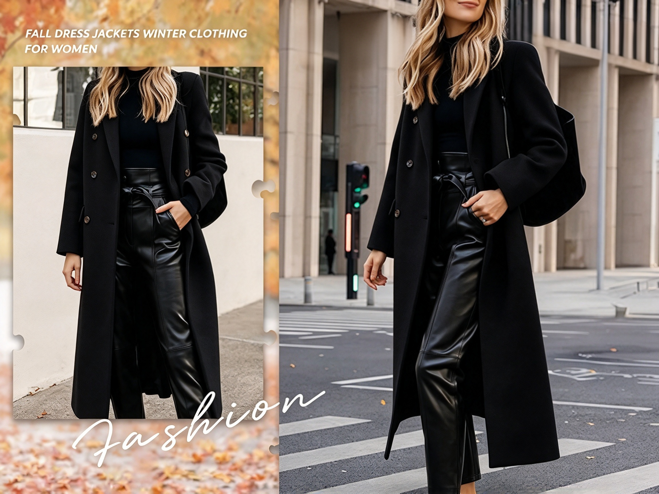 Business casual wool dressy trench coat classic and versatile wool coat for women transitioning from office to elegant evening wear